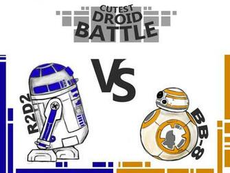 R2d2 Vs Bb8 By Bamboo Forest
