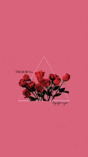 By Wallpaperbyjenny Pink Red Roses Aesthetic