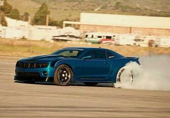 Car Bike Fanatics Tuned Camaro Burnout
