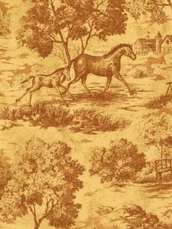 Toile Sidewall Contemporary Wallpaper
