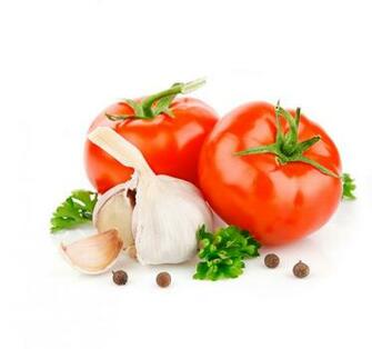 White Background Fruit And Vegetables