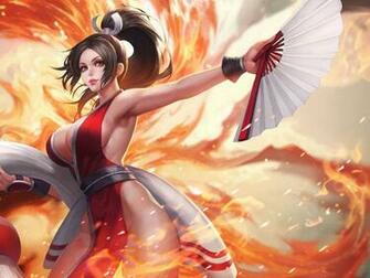 King Of Glory Mai Shiranui Dancing With Fan Formidable