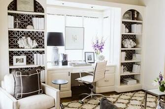 In Desk Between Tall Bookshelves Wallpaper On Back Of Jpg