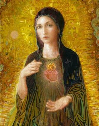 Immaculate Heart Of Mary By Smith Catholic Art