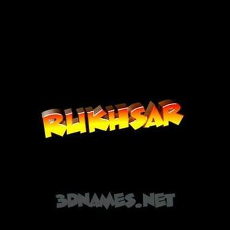 Pre Of Black Background For Name Rukhsar