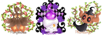 Pokemon Cute Ghost Type Trio By Pochips
