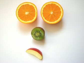Sad Fruit Face Powerpoint Background