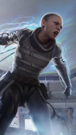 Apex Legends iPhone Wraith Attack Wallpaper