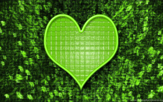 Green Heart Wallpaper