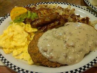 Steak De Poulet Frit Wallpaper