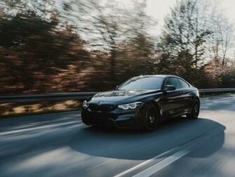 Bmw M4 Car Movement Speed Black Road Background Toppng