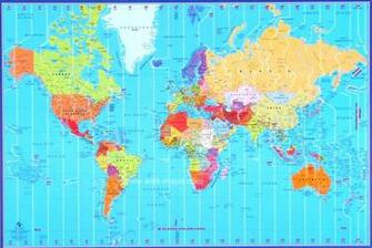 Time Zone Map World