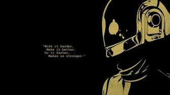Daft Punk Black Background Lyrics HD Wallpaper Desktop