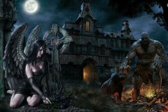 Angel And Devil Wallpaper