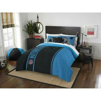 Carolina Panthers Full Comforter And Shams
