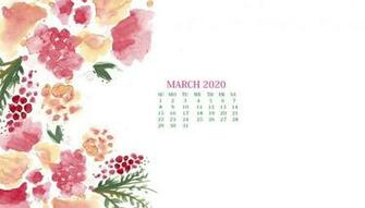 March Calendar Wallpaper For Desktop Laptop iPhone
