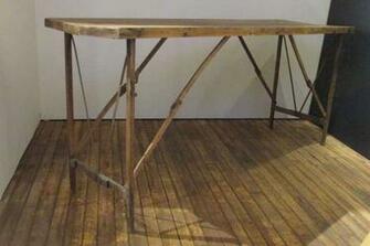 Antique Wallpaper Table Legs Lost Found