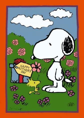Peanuts Gang Mother S Day With Image Snoopy Love