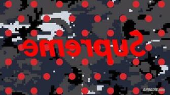 Supreme Glitch Wallpaper Computer HD Background