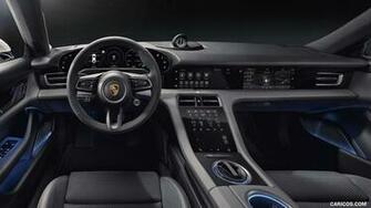 Porsche Taycan Turbo S Interior Cockpit HD Wallpaper