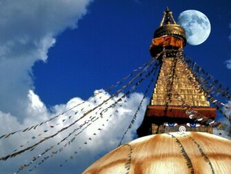 Kathmandu Sky Wallpaper Stock Photos