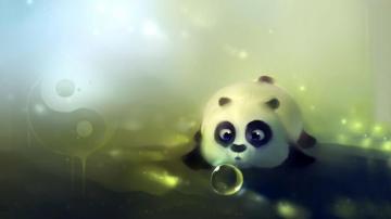 Cute Panda Desktop Wallpaper 4k HD