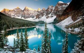 Winter Mountain Lake Windows Wallpaper Jpg
