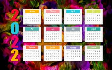 Wallpaper Calendar Colorful Background All