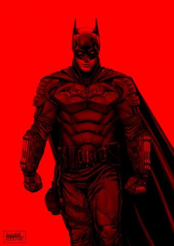 The Batman Robert Pattinson Red By Garnabiuth