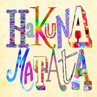 Hakuna Matata Tribal Background