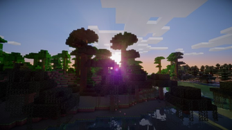 Minecraft Wallpaper 1080p Jungle Dawn By Legendtish