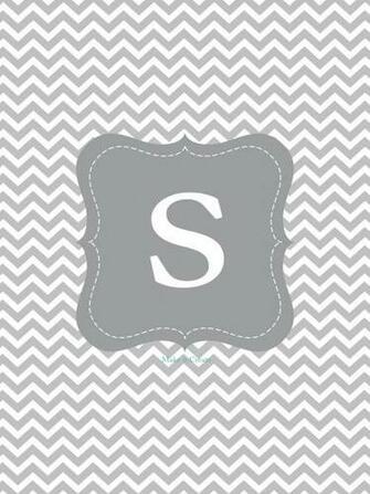 Printables Background Wallpaper iPad Chevron Initial Lock Screens