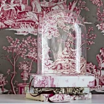 Mix Toile With Design Ideas Decorating Classic