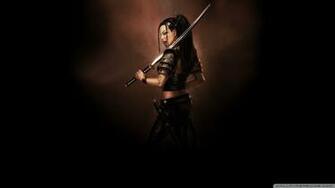 Samurai Fantasy Wallpaper Art Swords