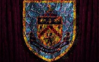 Wallpaper Burnley Fc Scorched Logo Premier League