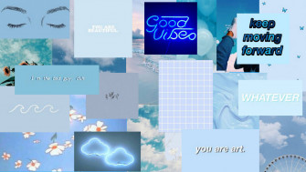 Light Blue Aesthetic Wallpaper