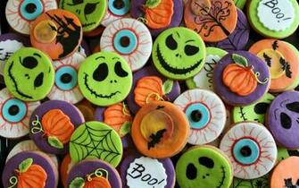 Halloween Cookies Computer Wallpaper Desktop Background