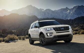 Wallpaper Car Ford Explorer Suv Vehicle White