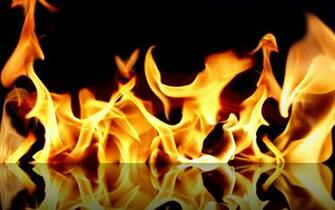 Wallpaper Abstract Fire