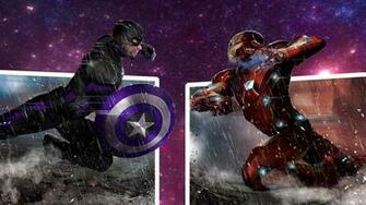 Captain America Vs Iron Man X Wallpaper