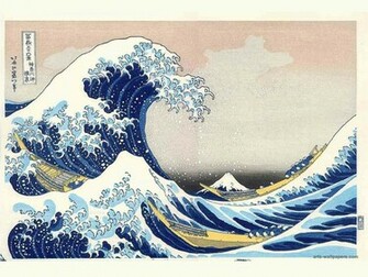 Japanese Woodblock Art Print Wallpaper