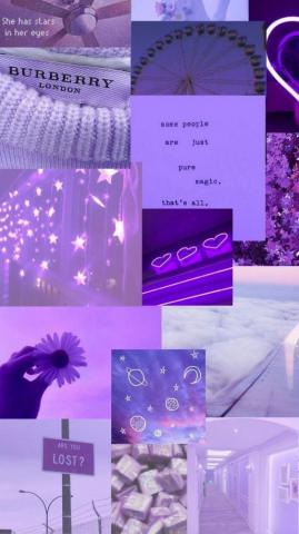 Purple Aesthetic iPhone Wallpaper 3d