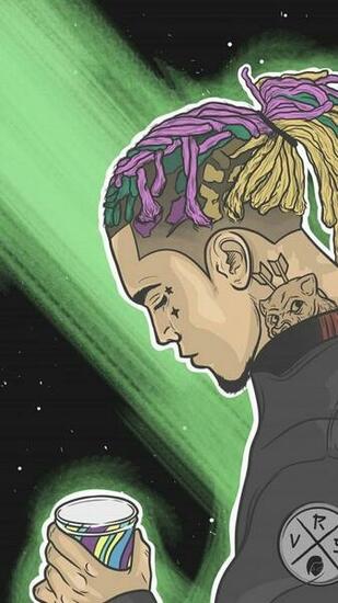 Lil Pump Wallpaper Fond Ecran Cran Et