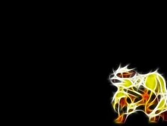 Pokemon Black Background Growlithe 9ekp