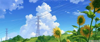 Anime Summer Season 4k Wallpaper