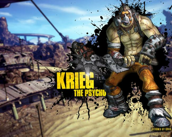 Krieg The Psycho Borderlands Wallpaper By Thatcraigfellow On