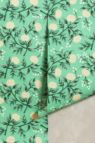 Peonies Wallpaper Anthropologie Rifles