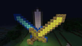 Minecraft Butter Sword Wallpaper Swords By Blackflamingox