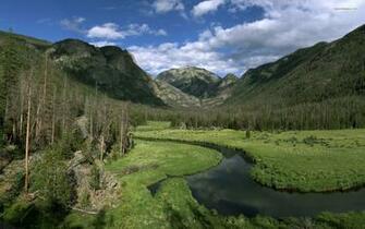 Mountain Stream HD Wallpaper