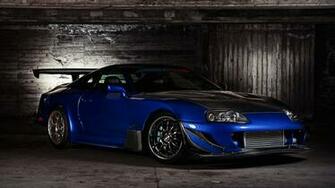 Tuning Toyota Supra Spoiler Sports Car Turbo Wallpaper